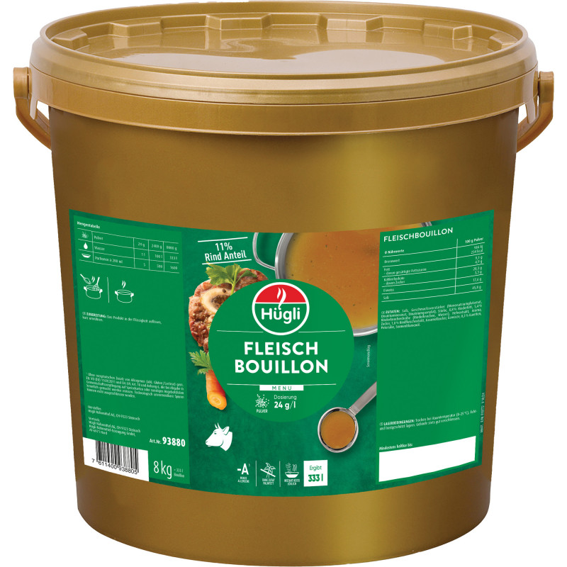 Hügli Fleischbouillon 8kg Großgebinde Profiqualität